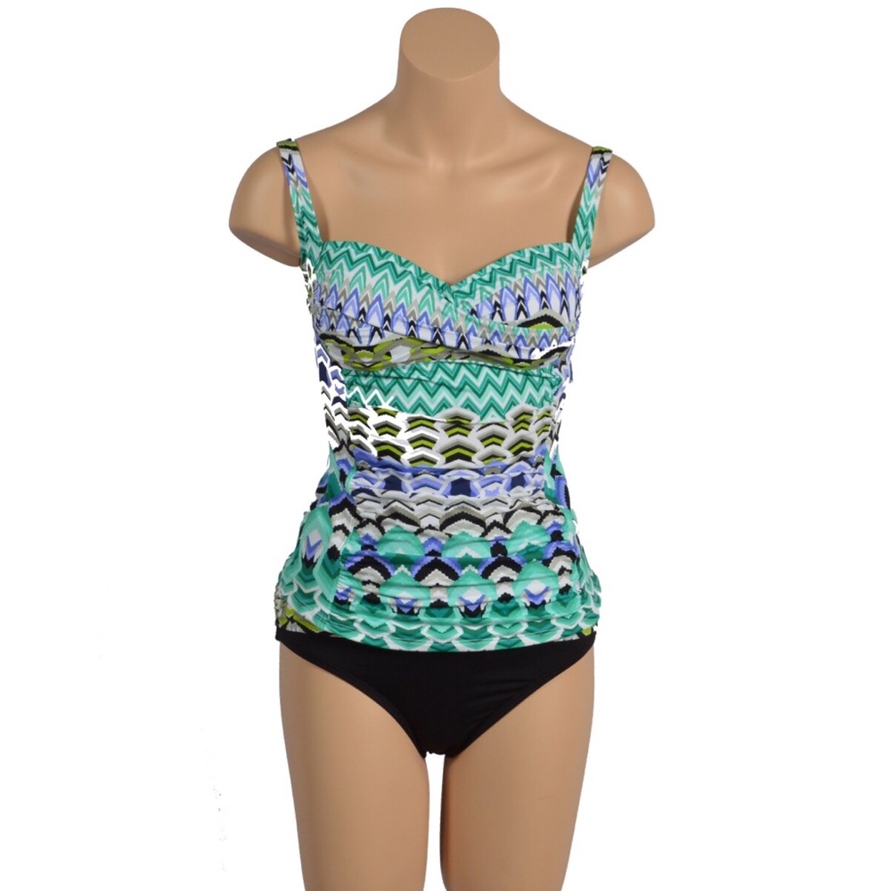 La Blanca Sweetheart Tankini Top (See size chart)